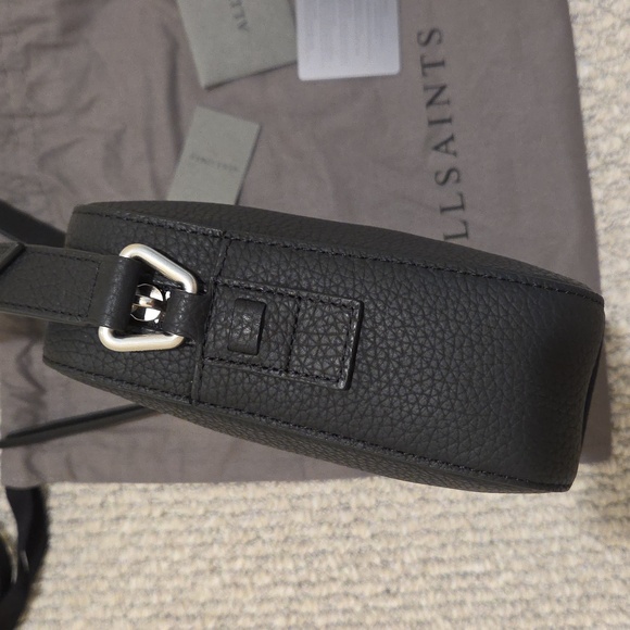 ALLSAINTS Captain Lea Leather Crossbody Bag - Picture 4 of 12